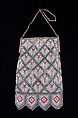 Evening bag, Whiting and Davis Company, Inc. American, Metal, glass, silk, American
