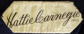 Cocktail dress, Hattie Carnegie, Inc. (American, 1918–1965), silk, American