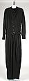 Jumpsuit, Issey Miyake (Japanese, 1938–2022), wool, Japanese