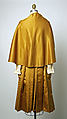 Evening ensemble, Rose Simon, cashmere, silk, glass, American