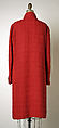 Coat, House of Chanel (French, founded 1910), wool, French