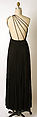 Evening dress, Madame Grès (Germaine Émilie Krebs) (French, Paris 1903–1993 Var region), silk, French