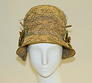 Hat, straw, metal, American or European