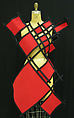Evening dress, Francesco Maria Bandini (Italian), synthetic fiber, plastic, Italian