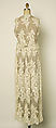 Evening ensemble, Giorgio Armani (Italian, founded 1974), silk, plastic, Italian