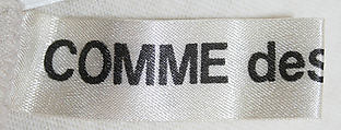 T-shirt, Comme des Garçons (Japanese, founded 1969), cotton, Japanese