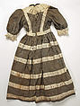 Dress, cotton, American