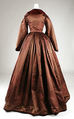 Dress, silk, British
