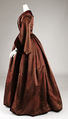 Dress, silk, British