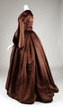 Dress, silk, British
