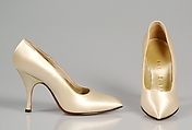 Evening pumps, Beth Levine American, Silk, American