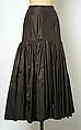 Evening dress, House of Chanel (French, founded 1910), wool, silk, French