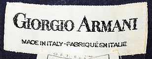 Suit, Giorgio Armani (Italian, founded 1974), linen, Italian