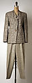 Suit, Giorgio Armani (Italian, founded 1974), flax, silk, Italian