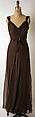 Evening dress, Nettie Rosenstein American, silk, American