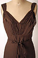 Evening dress, Nettie Rosenstein (American, 1890–1980), silk, American