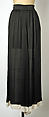 Evening ensemble, House of Chanel (French, founded 1910), silk, French