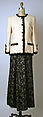 Evening ensemble, House of Chanel  French, wool, synthetic fiber, French