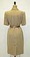 Ensemble, House of Givenchy (French, founded 1952), wool, snakeskin, metal, French