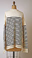Sweater, Jean Paul Gaultier (French, born 1952), cotton, French