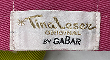 Beachwear, Tina Leser (American, 1910–1986), wool, American