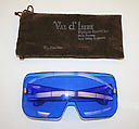 Sunglasses, plastic (polymethyl methacrylate), American