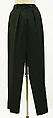 Trousers, Jean Paul Gaultier (French, born 1952), wool, polyester, French