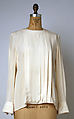 Blouse, House of Chanel (French, founded 1910), silk, French