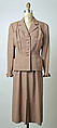 Suit, Elsa Schiaparelli (Italian, 1890–1973), wool, French