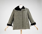 Coat, Charles James American, wool, synthetic, American