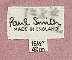 Shirt, Paul Smith (British, born 1946), cotton, British