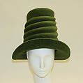 Hat, Jacques Le Corre (French), wool, French