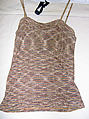 Ensemble, Missoni (Italian, founded 1953), Lurex, synthetic fiber, Italian