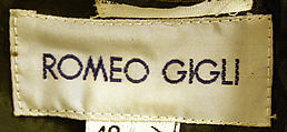 Jacket, Romeo Gigli (Italian, born 1949), silk (?), Italian