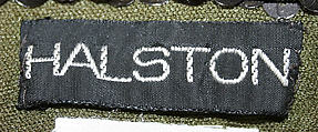 Ensemble, Halston (American, Des Moines, Iowa 1932–1990 San Francisco, California), plastic, sequins, American