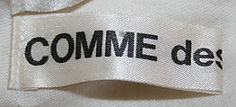 T-shirt, Comme des Garçons (Japanese, founded 1969), cotton, Japanese
