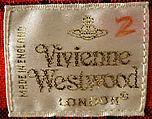 "On Liberty", Vivienne Westwood (British, founded 1971), wool, cotton, leather, British