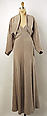 Evening ensemble, Valentina (American, born Kyiv 1899–1989), silk, wool, American