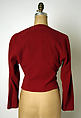 Blouse, Valentina (American, born Kyiv 1899–1989), wool, American