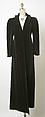 Evening coat, Elsa Schiaparelli (Italian, 1890–1973), silk, French
