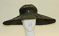 Hat, House of Balenciaga (French, founded 1937), synthetic fiber, French