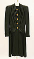 Coat, Mainbocher (French and American, founded 1930), wool, French