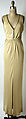 Evening ensemble, Bill Blass Ltd. (American, founded 1970), (a) rhinestones; (b) cashmere, American