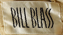 Evening ensemble, Bill Blass Ltd. (American, founded 1970), (a) rhinestones; (b) cashmere, American