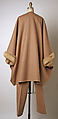 Ensemble, Bill Blass Ltd. (American, founded 1970), fur, camel hair, wool, American