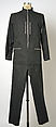 Suit, Yves Saint Laurent (French, founded 1961), cotton, French