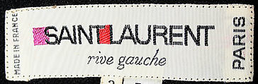 Suit, Yves Saint Laurent (French, founded 1961), wool, French
