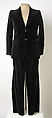 Suit, Yves Saint Laurent (French, founded 1961), silk, French