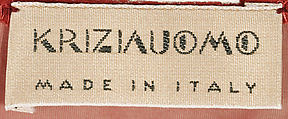 Ensemble, Krizia (Italian, founded 1954), silk, Italian