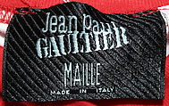 T-shirt, Jean Paul Gaultier (French, born 1952), cotton, French